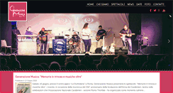 Desktop Screenshot of generazionemusica.com
